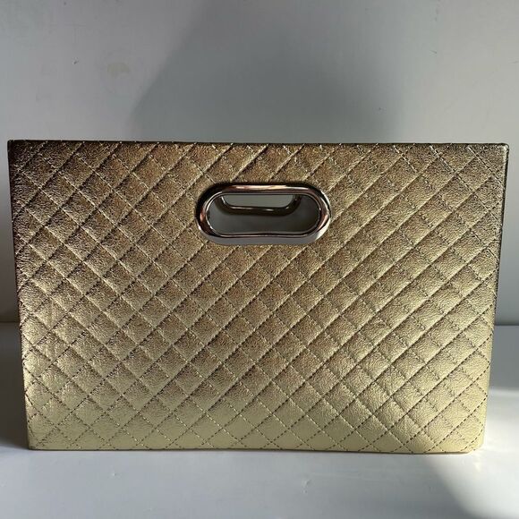 Estée Lauder Gold Storage Container Bin Handles - Picture 1 of 10